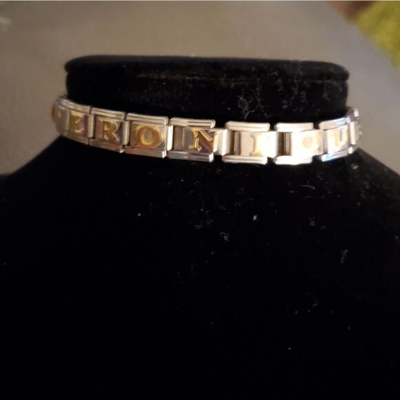 Veronique stretchy bracelet with Belgium flag - Picture 1 of 3
